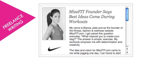 freelance mizzfit